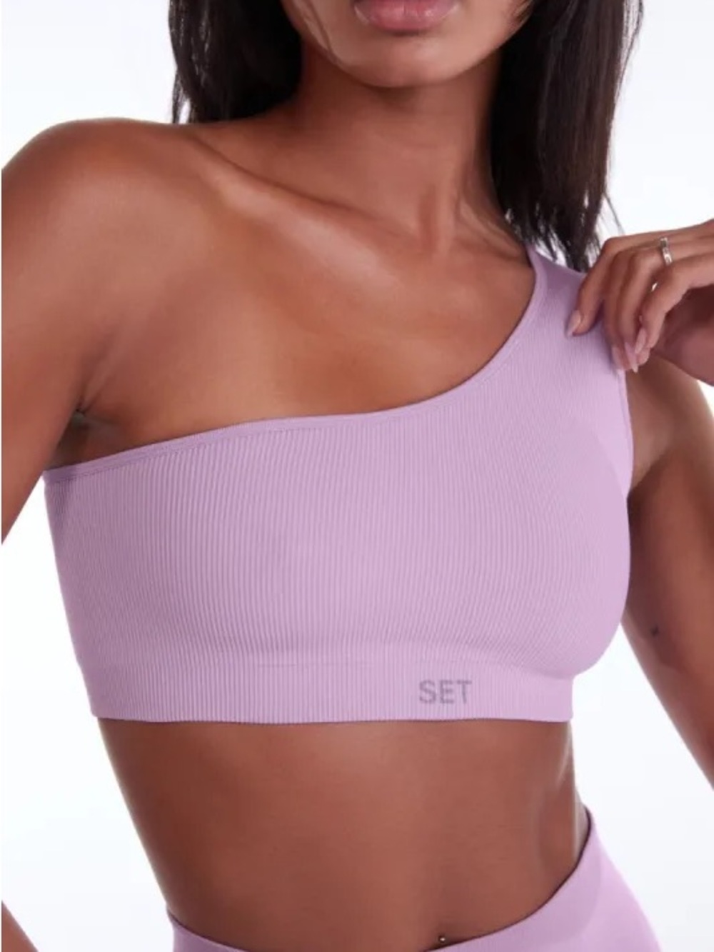 Set Active One Shoulder Bra